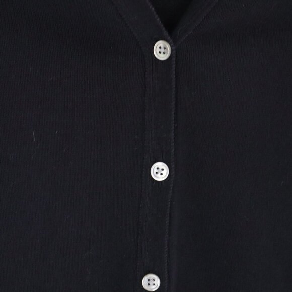 Lauren Ralph Lauren Cardigan Women L Black Preppy Sophisticated Classic Timeless - Picture 5 of 14